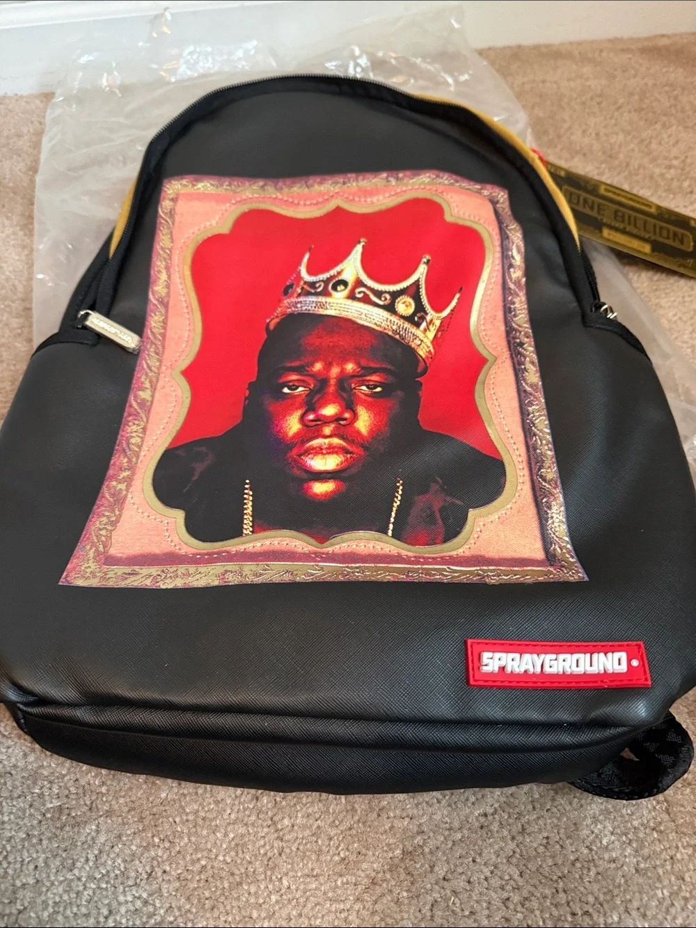 Biggie Sprayground Black Backpack